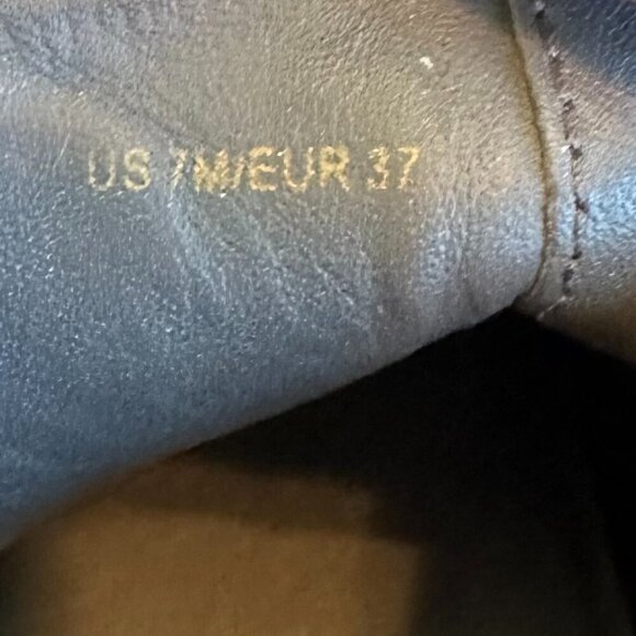 Vince Newlyn Suede Leather Pull-on Booties High Top Sneakers Grey Size 7 Women's - Picture 11 of 11